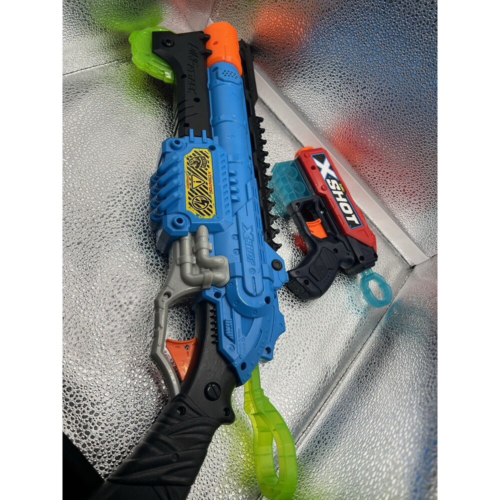 Zuru X-Shot Dino Attack Claw Hunter Blaster Dart Gun (Only Guns) Lot 2 Guns